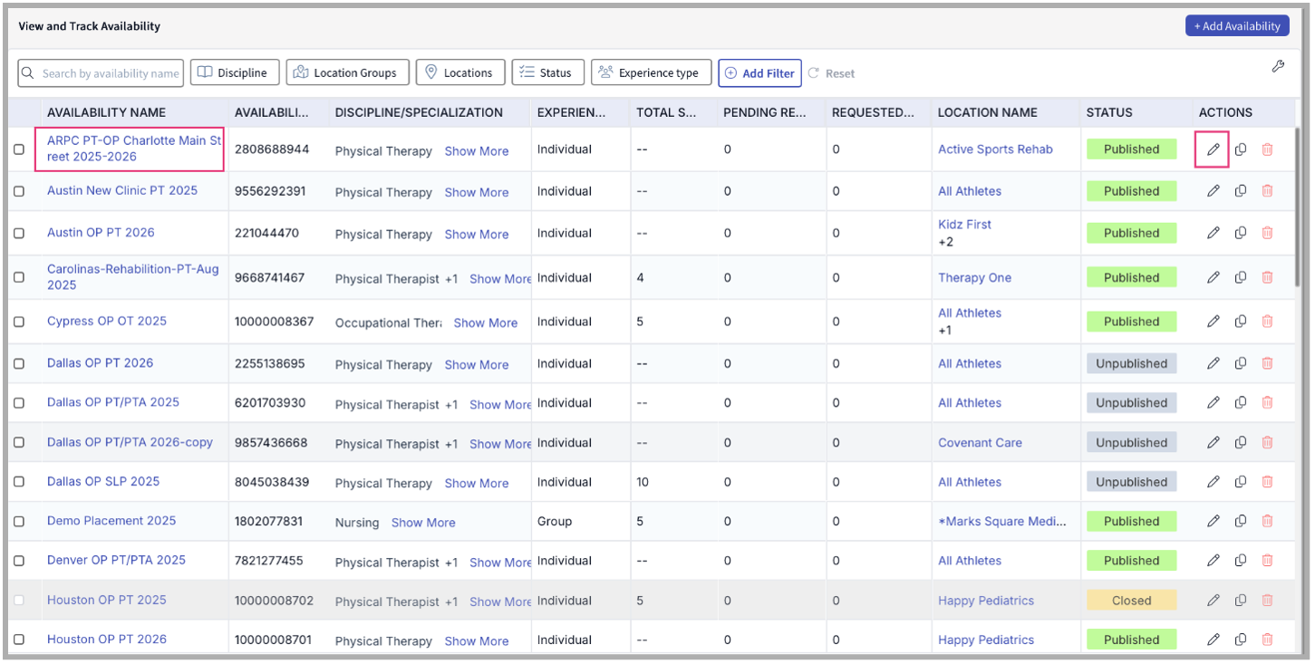 Site View and Track select from list.png